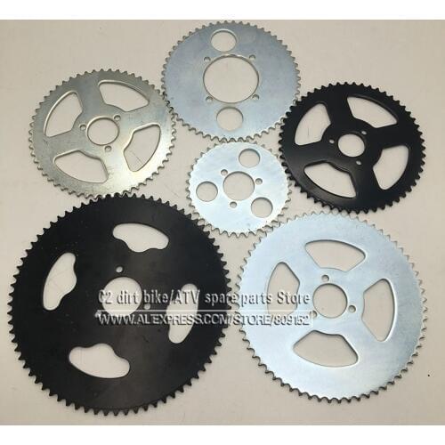 38T 44T 54T 64T 74T T8F 35MM Rear Sprocket Mini Moto ATV Quad Dirt Pit Pocket Bike Cross 47cc 49cc Parts