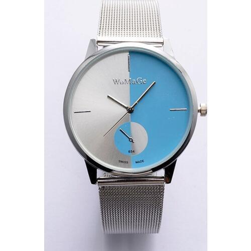 Womage Women Watches Quartz Wristwatch Fashion Casual Mesh Band Womens Watches dames horloge horloge dames horloges vrouwen