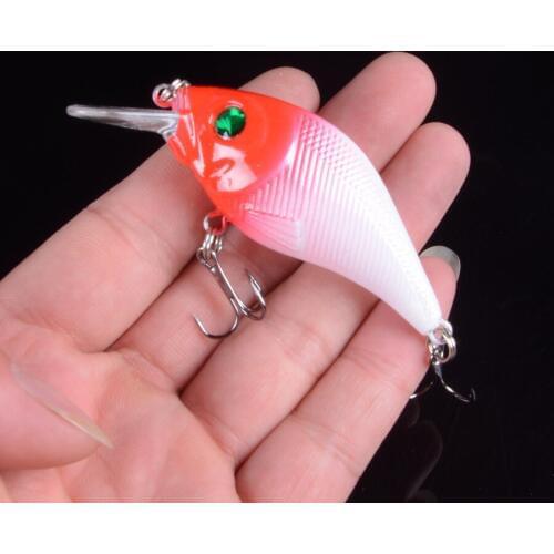 1pcs Floating Deep Diving Crankbait Fishing Lures Minnow 7.5cm 11.2g Lifelike Wobblers With 6# Hooks Pesca Isca Artificial Bait