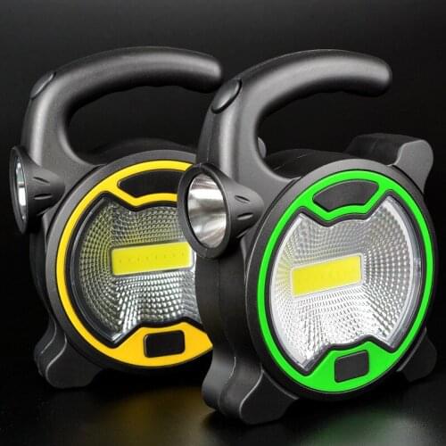 1PCs Portable COB Work Lamp LED Lantern Waterproof Emergency Spotlight Rechargeable Floodlight for Outdoor Hiking Camping Light