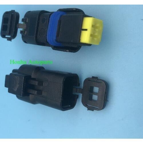 2 pin FCI headlight steering lights plug water temperature sensor connector 211PC022S0049 211 PC022S0049