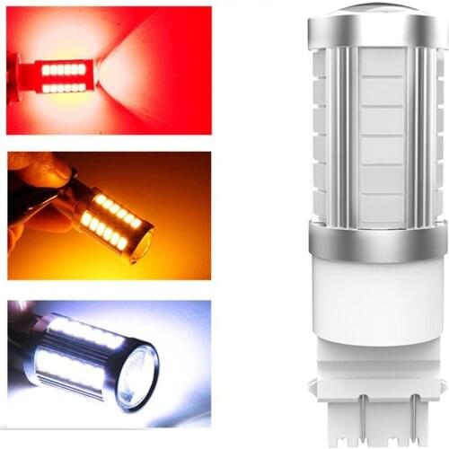 2x LED Bulb T20 7443 W21W 1156 BA15S P21W Canbus No Error Auto Backup Reverse Lamp Car Lamp Brake Bulbs 3157 3156 3047 white