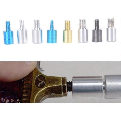 Aluminium Alloy Fishing Landing Net Thread Adaptor 6mm to 8mm 8mm to 6 /10 /12mm 10mm to 8/12mm 12mm to 8/10mm DIY Aaccessory