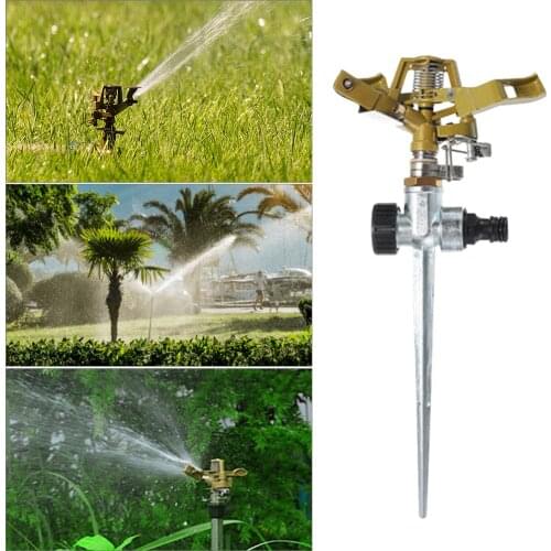 Automatic Watering Metal Spike Sprayer Lawn Gardening Irrigation Sprinkler Tool Gardening Irrigation Water Sprayer System Tools