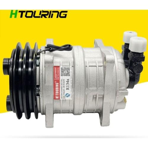 CAR AC Air conditioning Compressor TM15 10355011 48845011 2521152 With Two Grooves Pulley 12V / 24V For TM15 Compressor