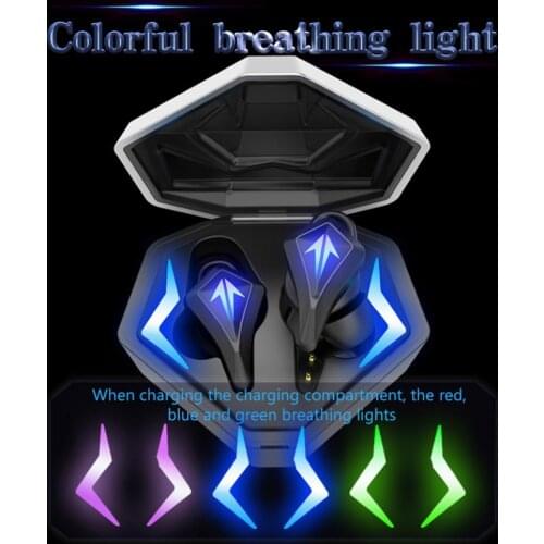 K9 Bluetooth Earphone Noise Reduction Mega Bass Low Latency TWS HiFi Gaming Earbud for Playing Games