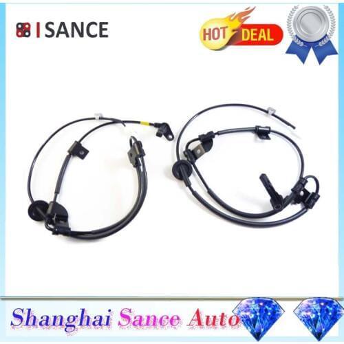 ISANCE 2pc ABS Wheel Speed Sensor Rear Right Left 95680-2E310 For Hyundai Tucson Kia Sportage 2.0L 2.7L 2005 2006 2007 2008 2009