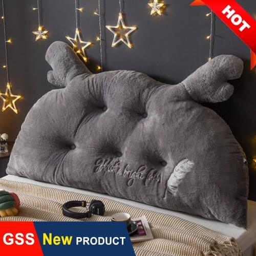 Children Bed Pillow Case Home Decor Cushion Covers Decorative Softness Velvet Cute Cartoon Backrest Seat Pillows Case Pouf Futon