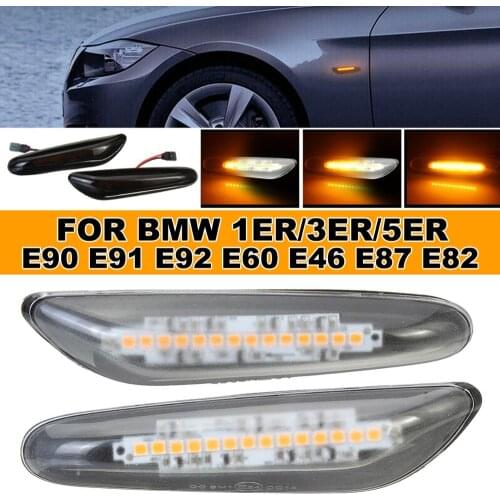 Dynamische LED Seitenblinker Blinker For BMW E46 E60 E61 E87 E90 E91 E92 X1 E84