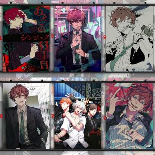 Canvas Painting Anime Poster Wall Art Hypnosis Mic -Division Prints Home Decor Pictures for Living Room Decoration Wall Decor