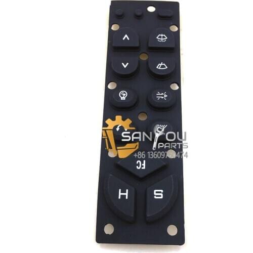 Kobelco excavator SK120-2 SK200-2 monitor YN59S00002F5 Button Rubber keypad SK200-2 Monitor Button