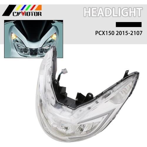 Motorcycle Headlight Fairing Headlamp Head Light Lamp For Honda PCX150 PCX 150 2015-2017 Street Bike