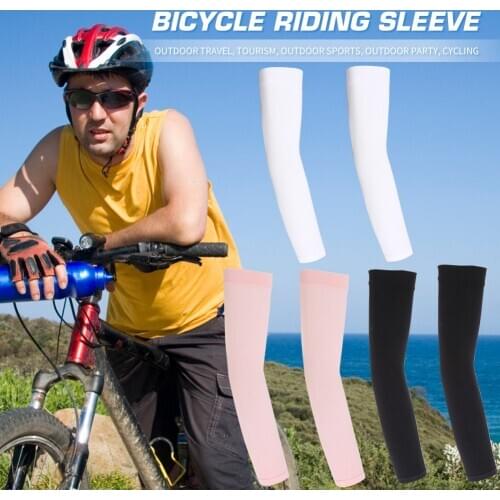 Fishing Climbing Driving Arm Cover 1 Pair Anti UV Basketball Running Elbow Pad Elastic Outdoor Cycling Arm Sleeves