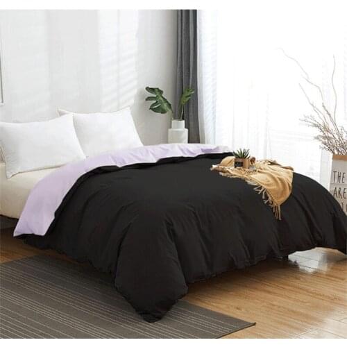 1pc 100% cotton duvet cover reactive dyed high-quality natural fabric double-sided dual-use zipper duvet cover can be customized