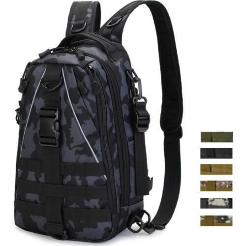 Outdoor Military Rucksacks 1000D Nylon Waterproof Tactical Backpack Sports Camping Traveling Hiking Trekking Fishing Hunting Bag