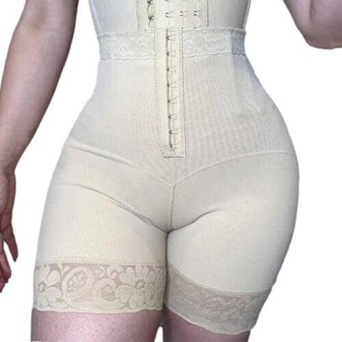Extra High Waisted Amazing Butt Lifter Mid-thigh Length Shaping Shorts Waist Trainer Abdomen Control Reductive Pants