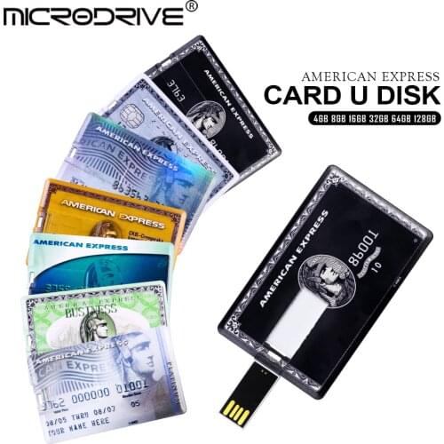 High speed Bank Card usb flash drive Express Credit card USB Flash Drive 64gb 128gb Pendrive 16GB 32GB pen drive