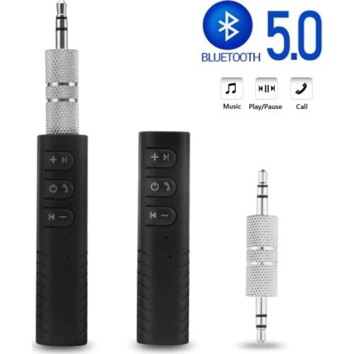 YelWong Wireless Bluetooth 5.0 Receiver Transmitter Adapter 3.5mm Jack For Car Music Audio Aux A2dp Bluetooth Headphone Sender