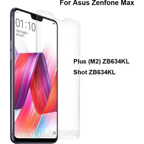 Tempered Glass For Asus Zenfone Max Shot ZB634KL Screen Protector Mobile Phone Film For Asus ZenFone Max Plus M2 ZB634KL 6.26"