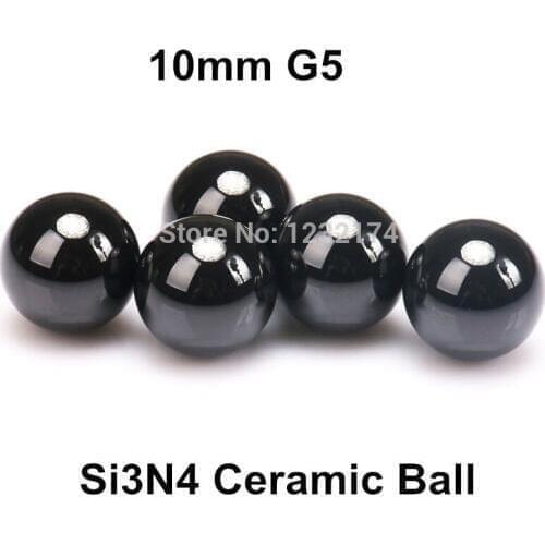 10mm Silicon Nitride Ceramic Ball Si3N4 Grade G5 50PCS/Lot used in Bearing,Pump,Valve ball,linear slider 10mm ceramic ball