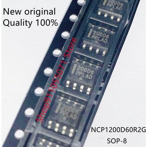 10PCS/LOT NCP1200D60R2G 200D6 SOP-8 LCD power management chip SOP8
