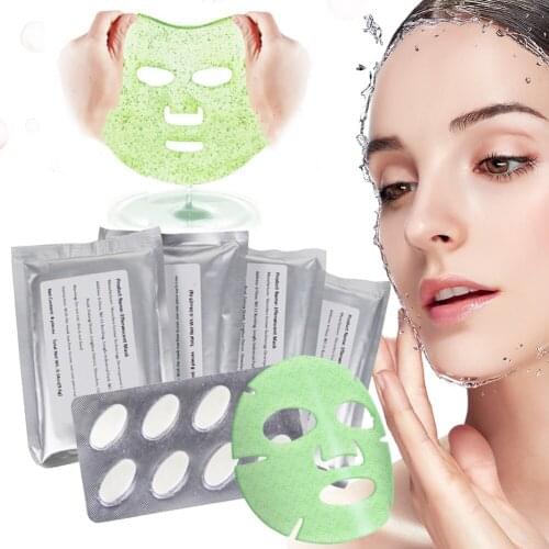32pcs Collagen Powder Capsules DIY Crystal Face Mask Anti Aging Moisturizing Oil Control Blackhead Removal For Face Mask Machine