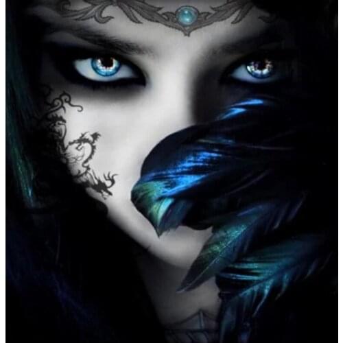 5D DIY Diamond Painting Full Square Round Diamond Embroidery Inlay Art Fashion Crafts Gift Party Home Decoration Anime Eyes