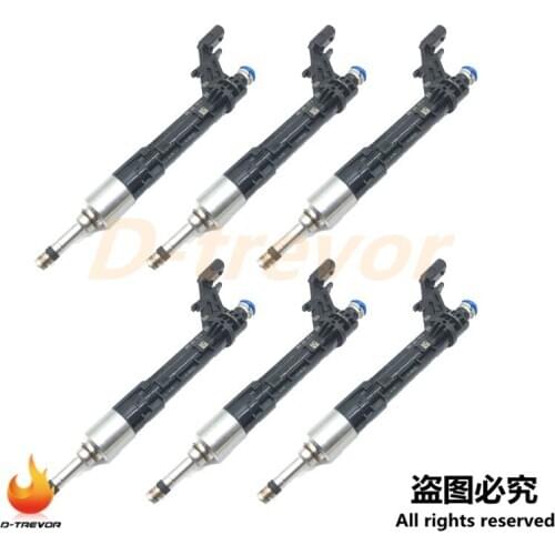 6pcs Fuel Injector 0261500268 For AU-DI SQ5 8R 2018 3.0 TFSI 260 KW 06M906036K