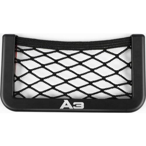 Car Storage Net Bag Phone Holder Pocket Organizer for Audi A3 8p 8v 8l Accessories Car Styling