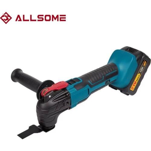 ALLSOME Cordless Oscillating Multi-Tools Electric Trimmer Saw Rechargeable Adjustable Speed Power Tool
