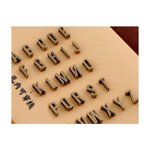 26pcs/lot hole 7mm letterA-Z beads Connector Metal Alloy Spacer Hole Beads Flat Beads For DIY bracelet Jewelry Making dfg4s