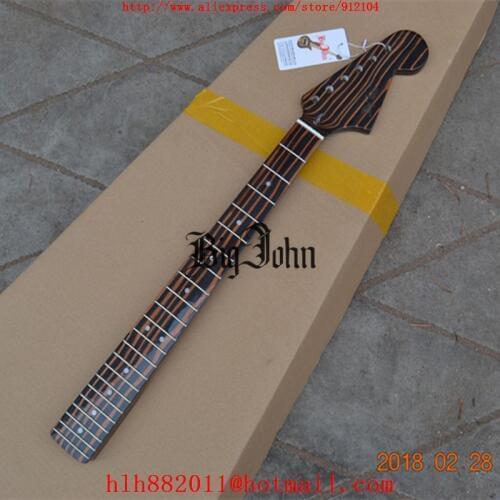 Free shipping new Big John single wave electric guitar zebra wood neck without hardware F-3417