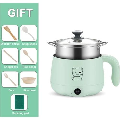 Electric Rice Cooker Steamer Electric Cooking Machine Household Samll 1-2 People Hot Pot Multi Non-stick Pan Multifunction 220V