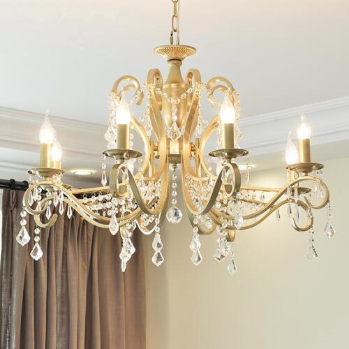 Europe LED Ceiling Lights For Low Ceiling Reversel Function Ceiling Lamp with Crystal Cloth lampshade Cooling Vantilator