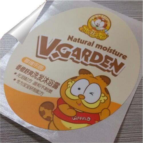 Bright glossy adhesive aluminum foil label,waterproof heat resistant metallic foil sticker