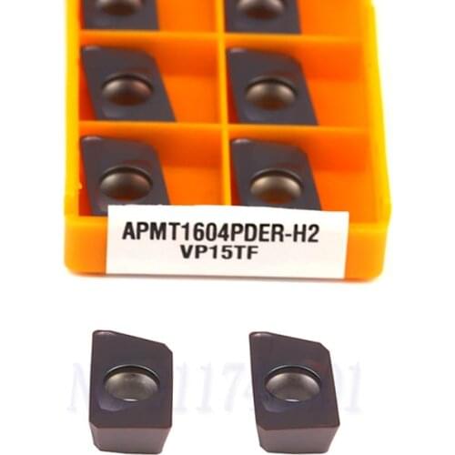 APMT1135 PDER M2 H2 APMT1604 PDER M2 H2 VP15TF UE6020 US735 Milling Inserts CNC Lathe Turning Tools Carbide Blades Cutting Tool