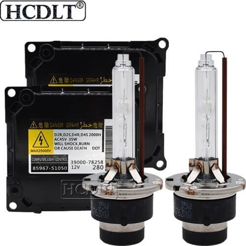 HCDLT 35W D2S Xenon HID Headlight Kit Xenon D4S 5500K Auto Car Light Bulb Lamp HID D2S Ballast 85967-51050 For Toyot-a Lexu-s