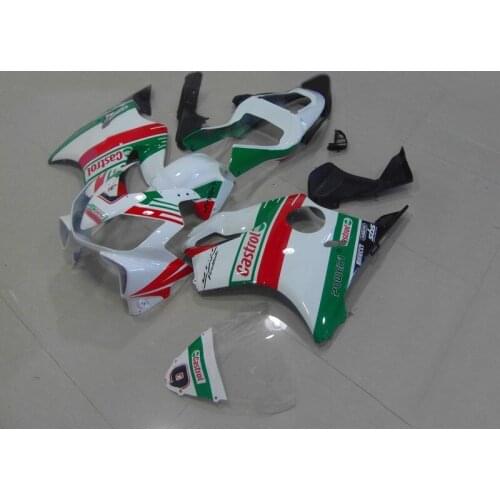Injection mold Fairing kit for H CBR600F4I 01 02 03 CBR600 F4I 2001 2002 2003 ABS White red green Fairings set