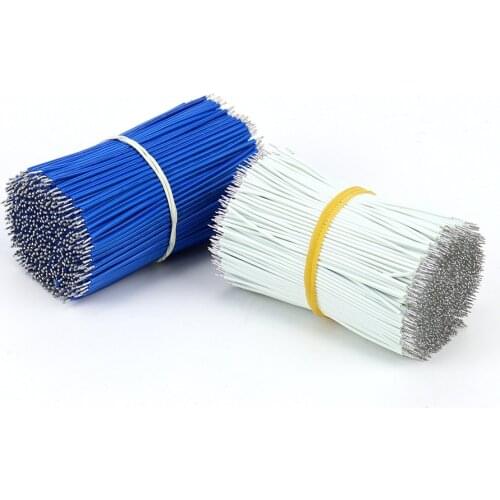 Best USA standard line 22 electronic wire Connector Wire 17*0.15mm length 75/85mm two heads dipping tin Fly Jumper copper Wire