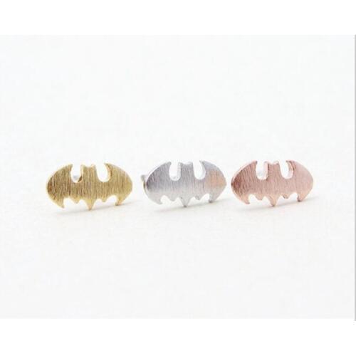 Fashion New brand neuter punk gothic retro animal bat Stud Earrings unisex
