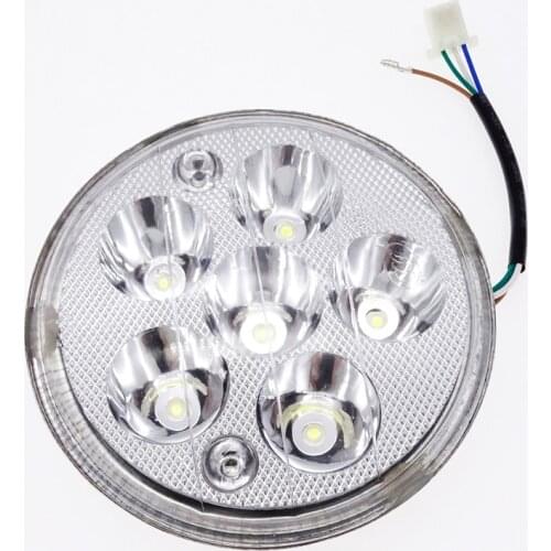 Motorcycle 5'' Super Bright LED Round Head Light Headlight Spotlights Fog Lamp For SUZUKI GN125 HJ-125 Moto Auxiliary Lightings