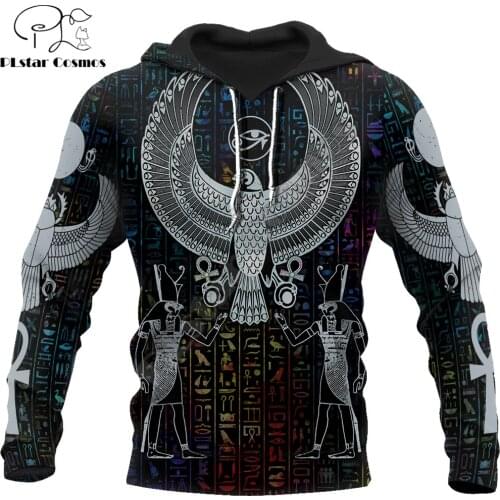 Hieroglyphics Ancient Egypt 3D Printed Mens autumn Hoodie Harajuku Unisex Casual Pullover Streetwear Jacket Tracksuits DK126