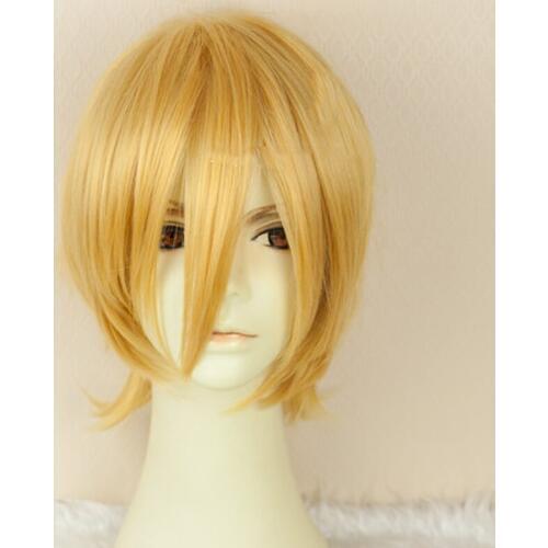 Anime BANANA FISH Ash Lynx Wigs Aslan Jade Callenreese Heat Resistant Cosplay Wig + Track No. + Wig Cap