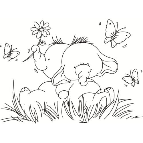 Transparent Silicone Clear Rubber Stamp Sheet Cling Scrapbooking DIY Cute Pattern Photo Album Paper Card Decor Character Stamp