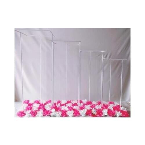 Wedding props new road lead pendant geometric frame wrought iron decoration scene layout wedding stage catwalk