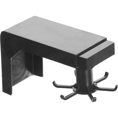 Rotating Utensil Holder Racks Kitchen Wall Hanger Organizer With 6 Hooks