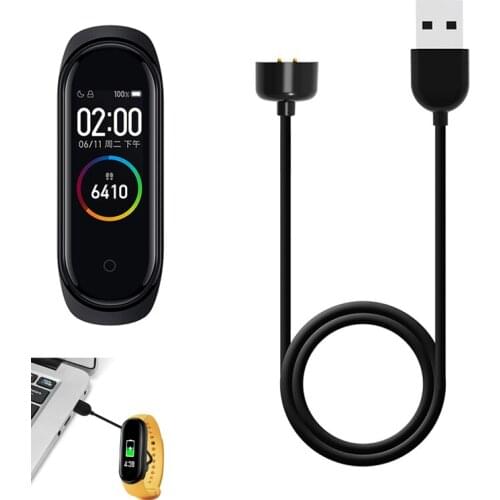 USB Chargers For Xiaomi Mi Band 5 Charger Smart Band Wristband Bracelet Charging Cable For Xiaomi MiBand 5 Charger Line