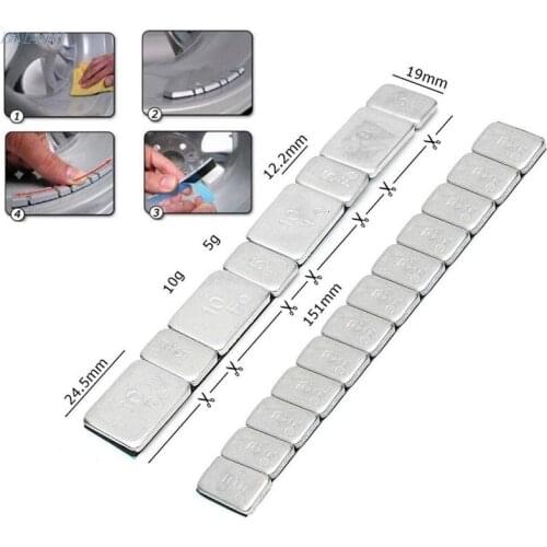 1pc 60g Universal Car Truck Adhesive Wheel Tire Balance Weights Wheel Tyre Balancing Bar Sticker Auto Accessories