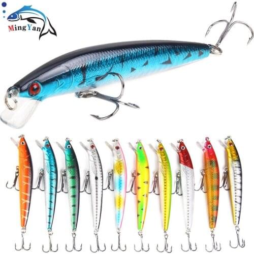 1pcs 7g 10cm Fishing Lures Minnow Wobbler Floating Bass Trolling Artificial Hard Bait Crankbait Carp Pesca Fishing Tackle