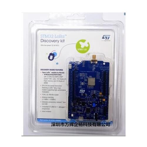 1 pcs x B-L072Z-LRWAN1 RF Development Tools STM32L0 Discovery kit LoRa, Sigfox, low-power wireless Evaluation Of STM32L072